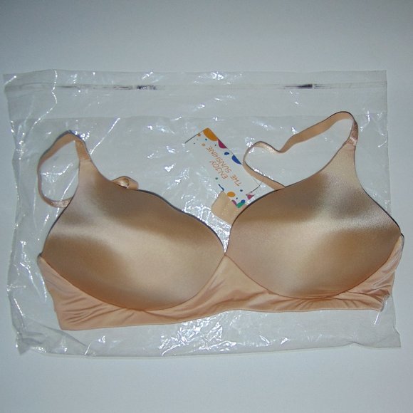 Charmo Beige Wireless Demi Bra - Size 38D - Picture 3 of 7